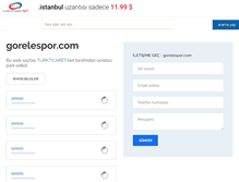 Tablet Screenshot of gorelespor.com